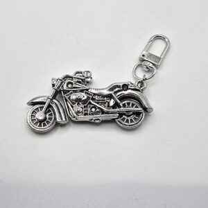 Retro Motorcycle Keychain