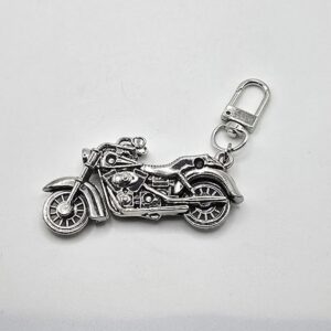 Retro Motorcycle Keychain