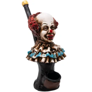 Creepy Clown Polyresin Pipe