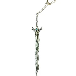 Snake Heads Sword Keychain
