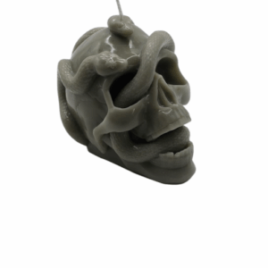 Snake Skull Candle
