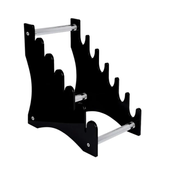 Acrylic Heavy Duty Knife Stand In Black