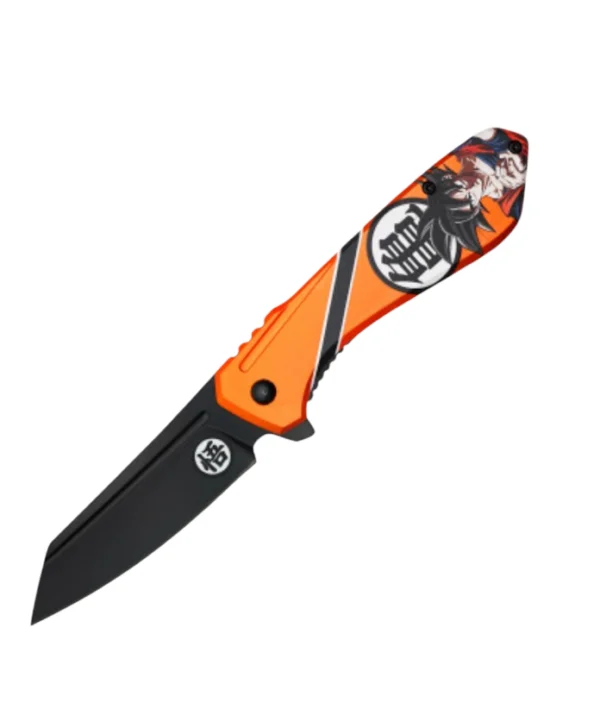 Orange Anime Folding Pocket Knife