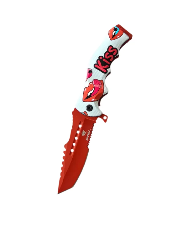 Lucious Kiss Folding Pocket Knife