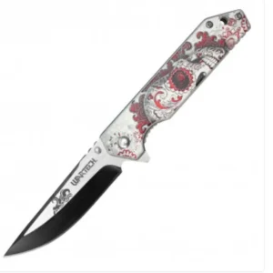 Pocket Knife, Red Calavera Defender / BSB Limited Quantity