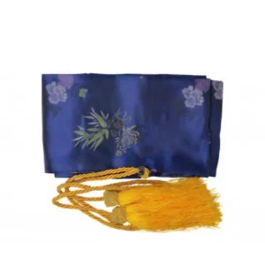 Blue Sword Bag With Gold Tassels