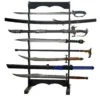 8 Rack Wooden Katana Sword Floor Stand