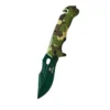 Camo Green Folding Pocket Knife