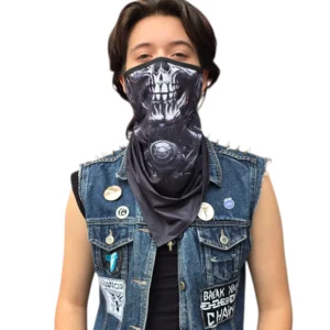 Warrior Skull Unisex Face Mask ( W/ Ear Loops)