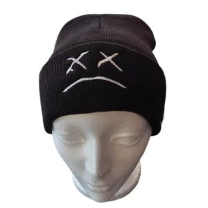 Sad Face Unisex Beanie Hat