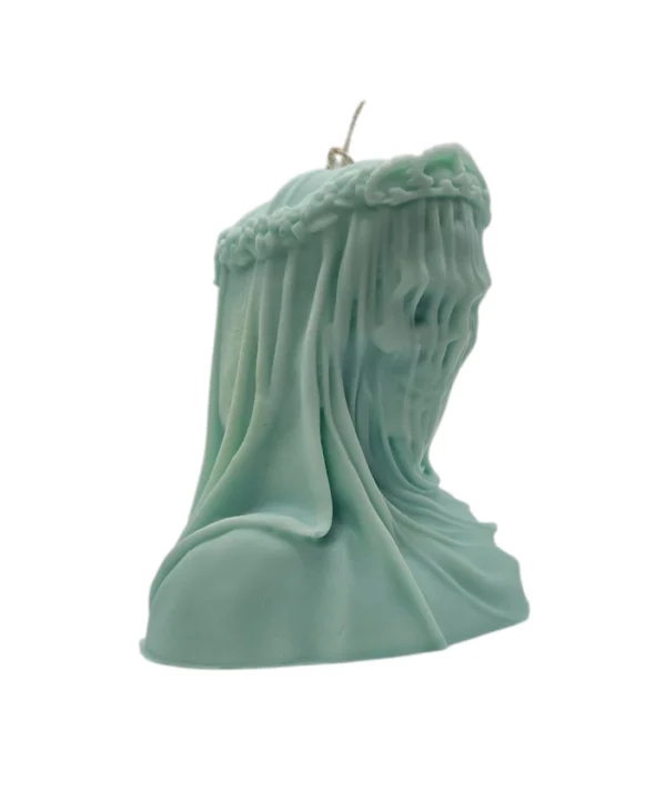 Hauntingly Beautiful Skull Bride Soywax Candle