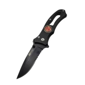 MTech Fire Rescue Folding Pocket Knife