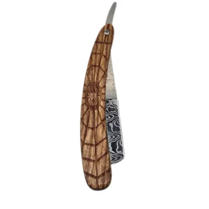 Wooden Spider Straight Edge Razor