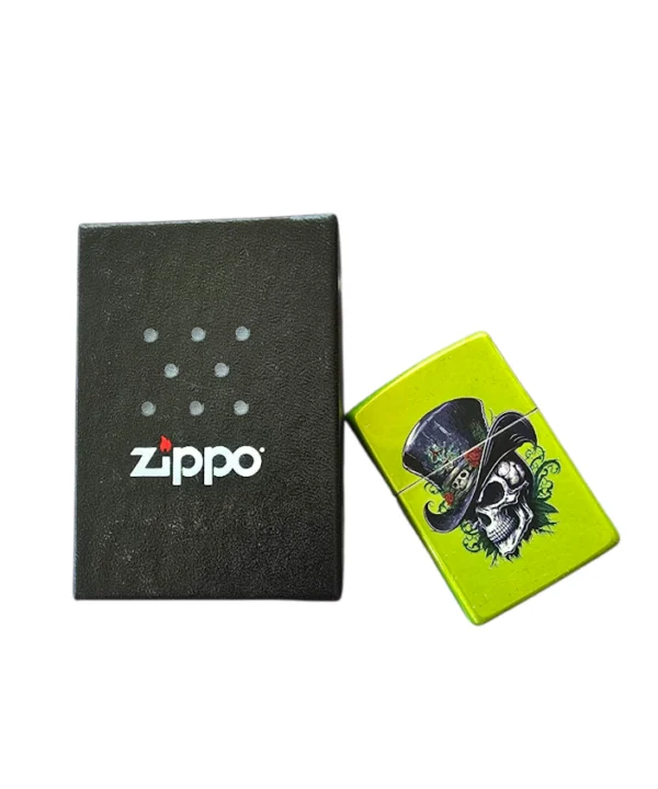 Zippo 77218 Steampunk Skull Windproof Lighter