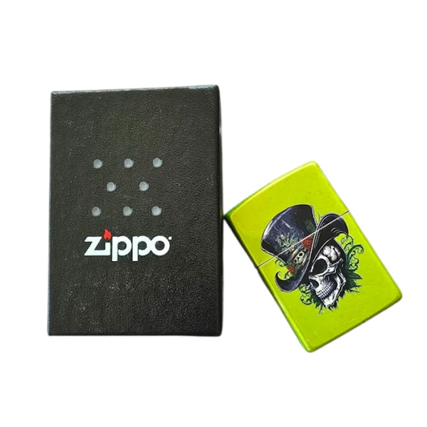 Zippo 77218 Steampunk Skull Windproof Lighter