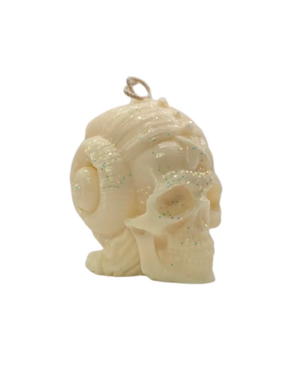Grave Glow Skull 3D Soywax Candle