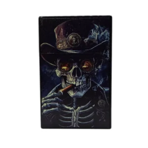 Smoking Skull Cigarette Case