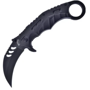 Black Karambit Assisted Knife / FROST CUTLERY