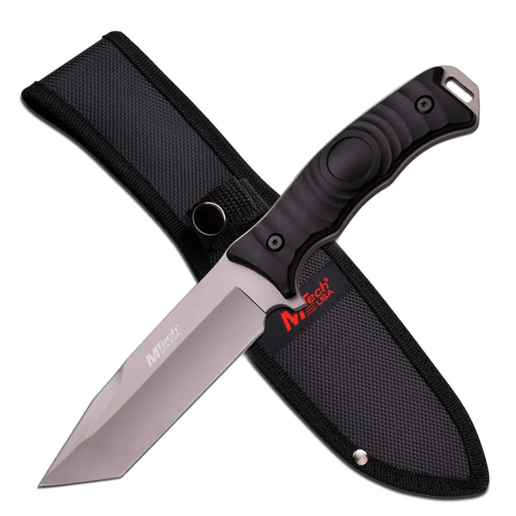 Gray Fixed Blade Knife / MTECH USA