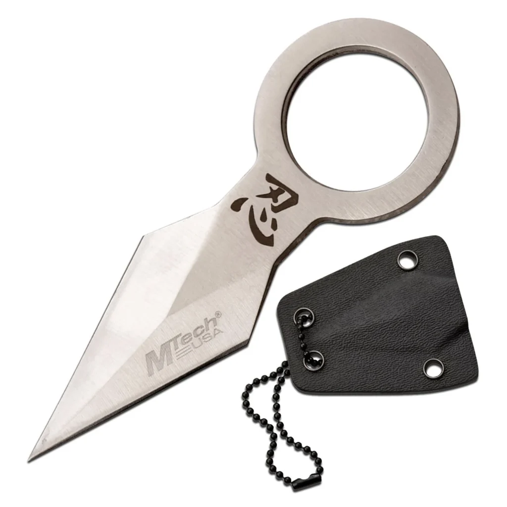 Stainless Steel Fixed Blade Neck Knife / MTECH USA