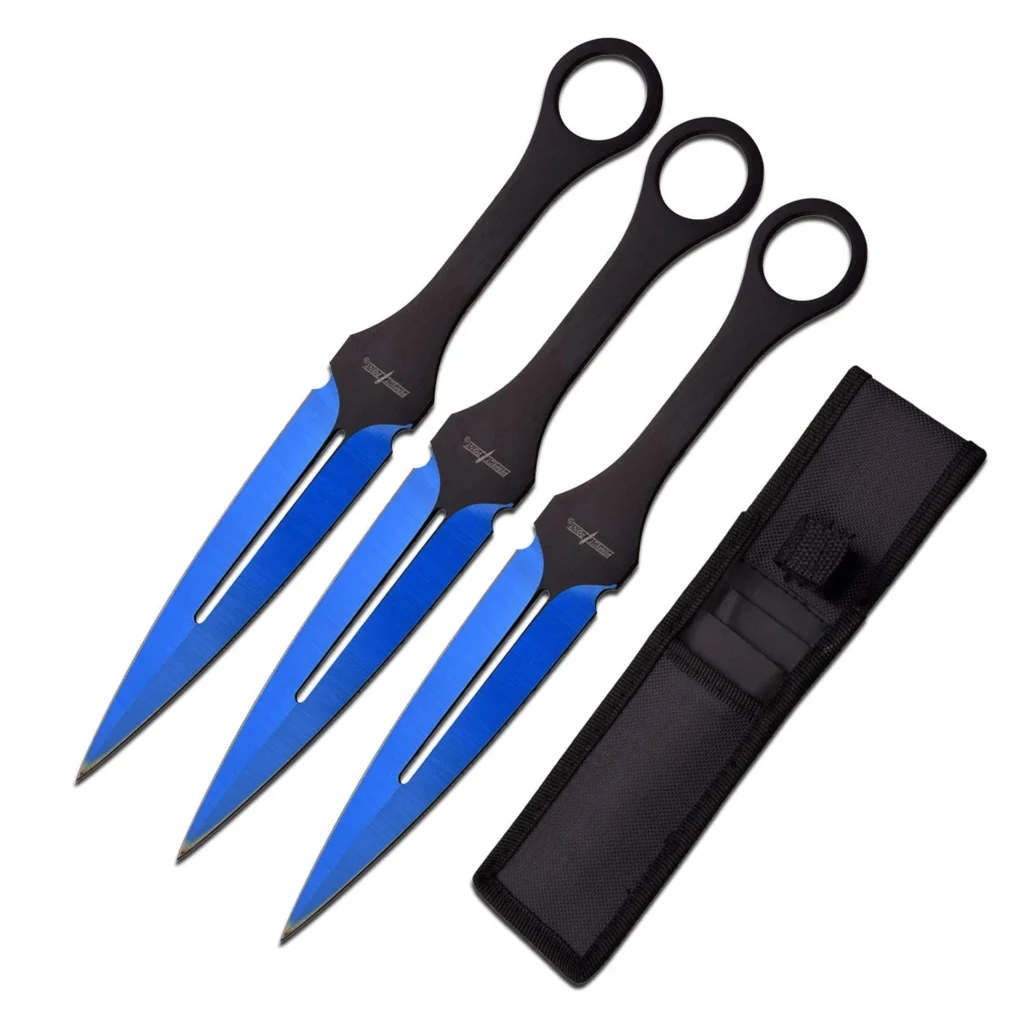 Blue Throwing Knife Set / PERFECT POINT
