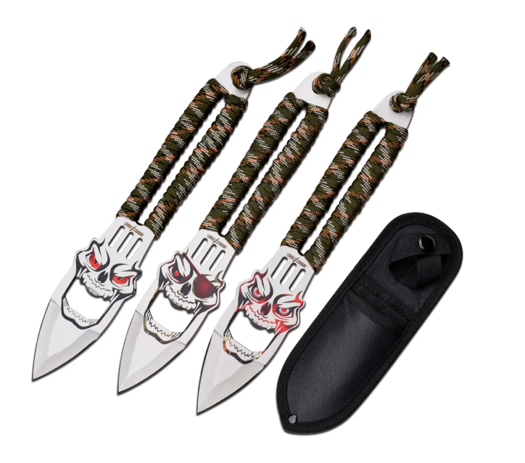Skull Throwing Knives & Bottles Openers Set / PERFECT POINT