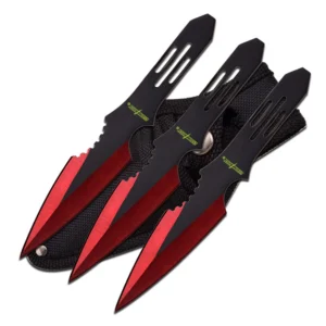 Red Throwing Knife Set / PERFECT POINT