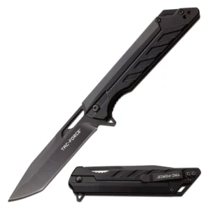 Black Spring Assisted Knife / TAC-FORCE