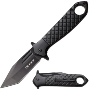 Black Aluminum Assisted Knife / TAC-FORCE
