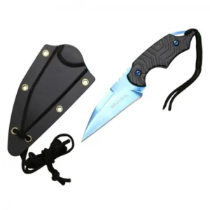 Blue 6" Neck Knife ,