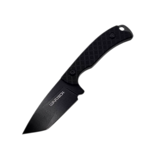 WARTECH 5" Black Tanto Neck Knife