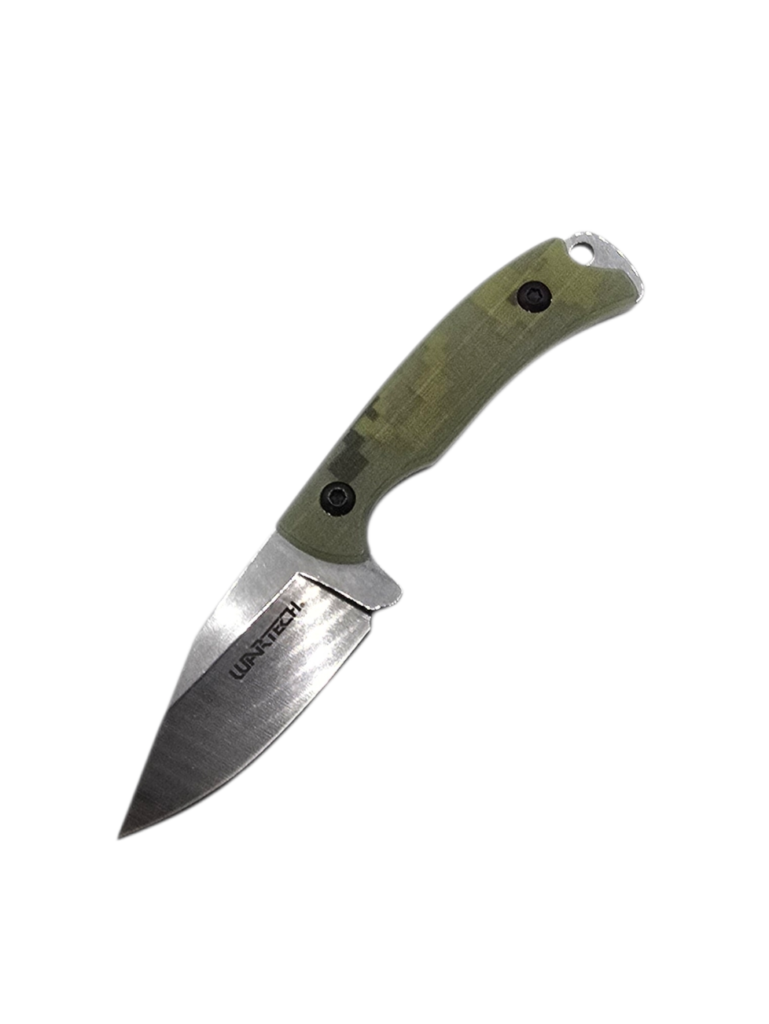 WARTECH 5" Green Camo Neck Knife