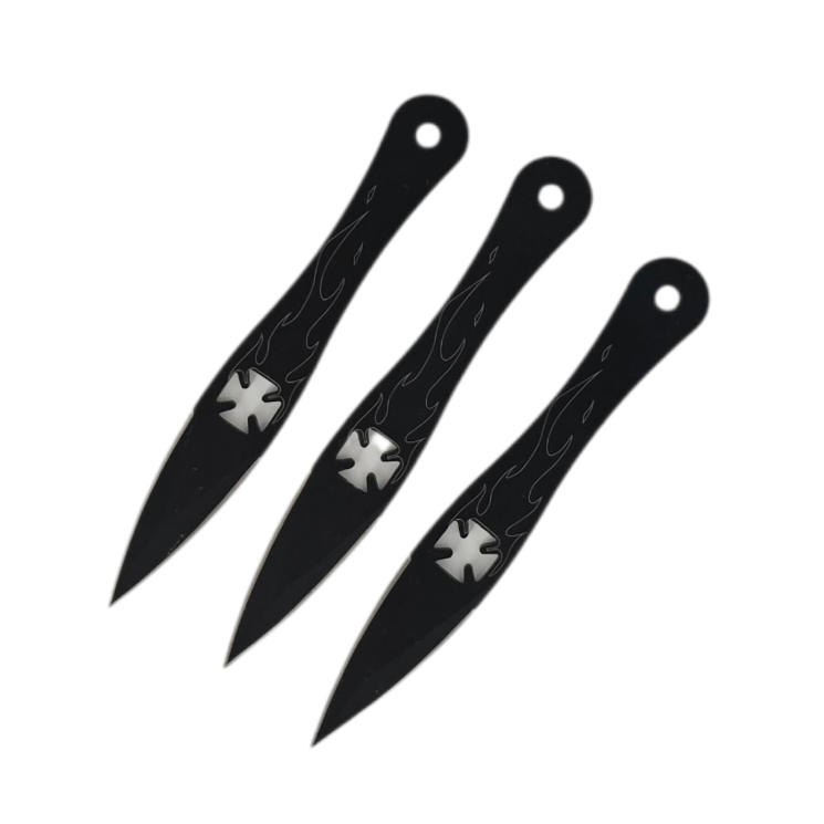Iron Cross Throwing Knives Set (3pc)