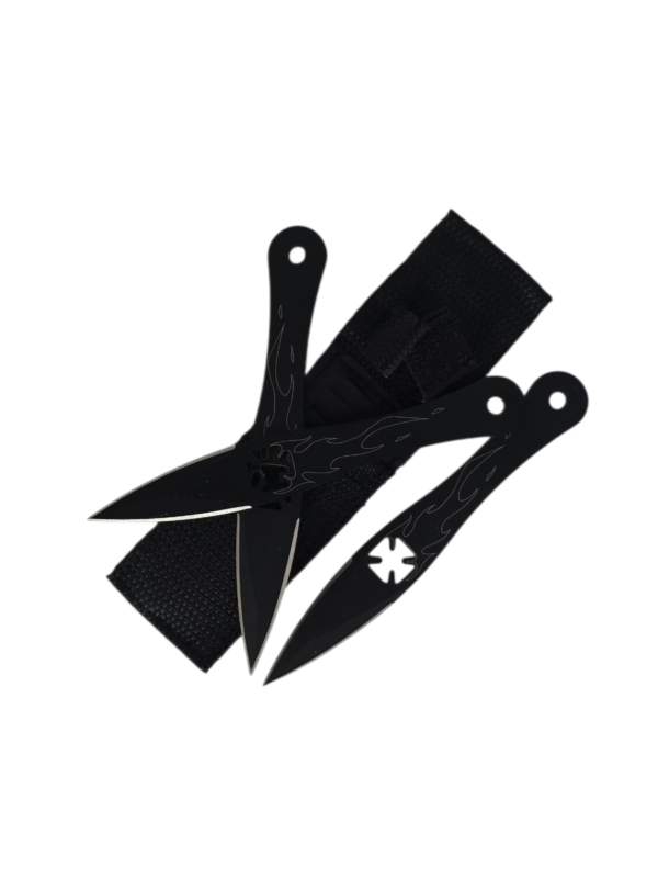 AEROBLADES Iron Cross Throwing Knives ( Set 3)