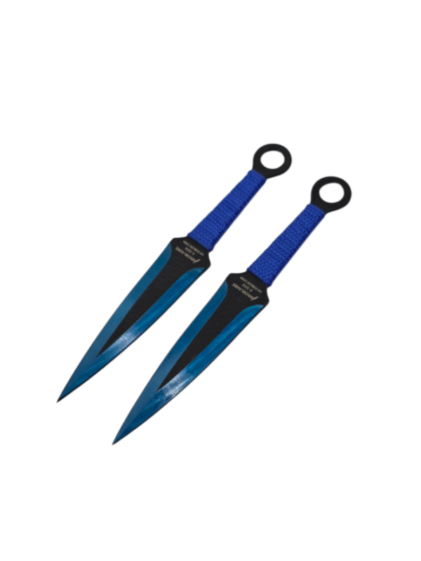 AEROBLADES Blue 2pc Throwing Knives