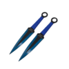 Blue Throwing Knives (2pc)