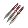 Two-Tone Red Throwing Knives Set (3pc)