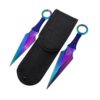 ainbow Titanium Ninja Kunai Throwing Knives
