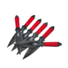 AEROBLADES 6 Piece Red Wings Throwing Knives