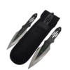 Black Biohazard Flag Style Throwing Knives (3)