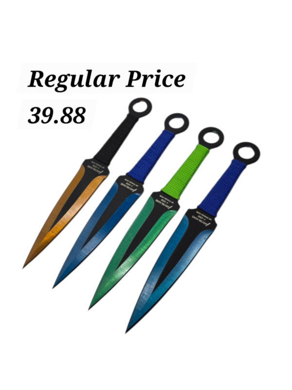 AEROBLADES Set Of 4 Throwing Knives