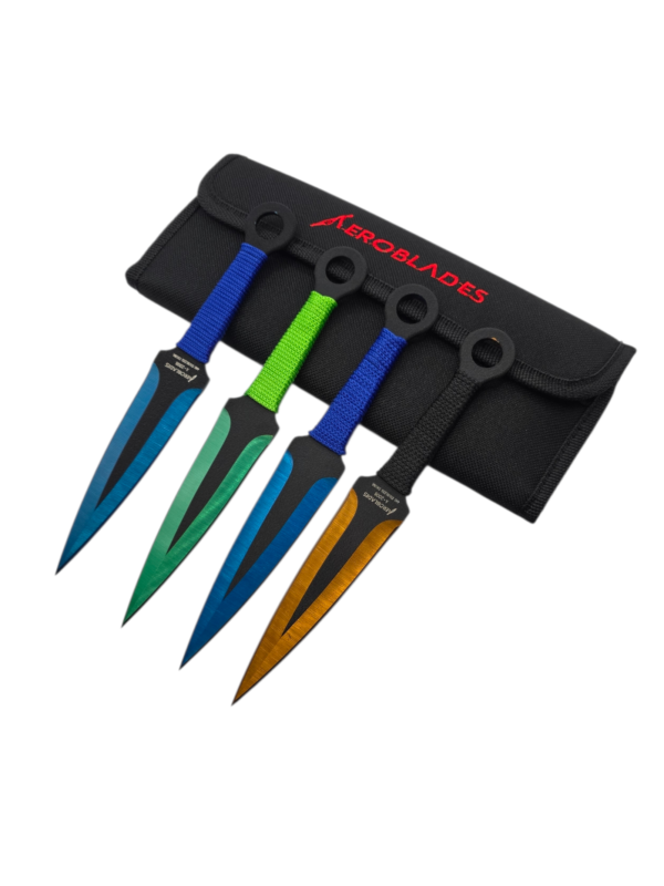 AEROBLADES Set Of 4 Throwing Knives