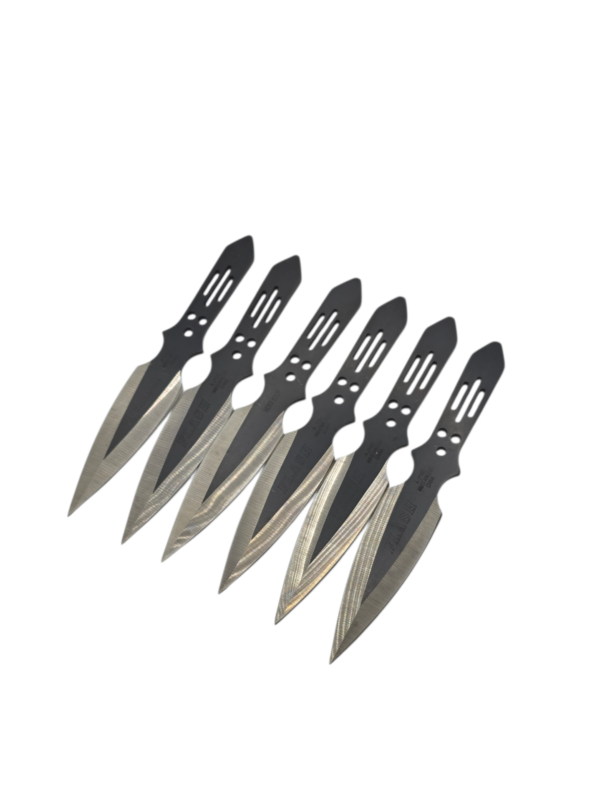 AEROBLADES Black Flash Throwing Knives (6)