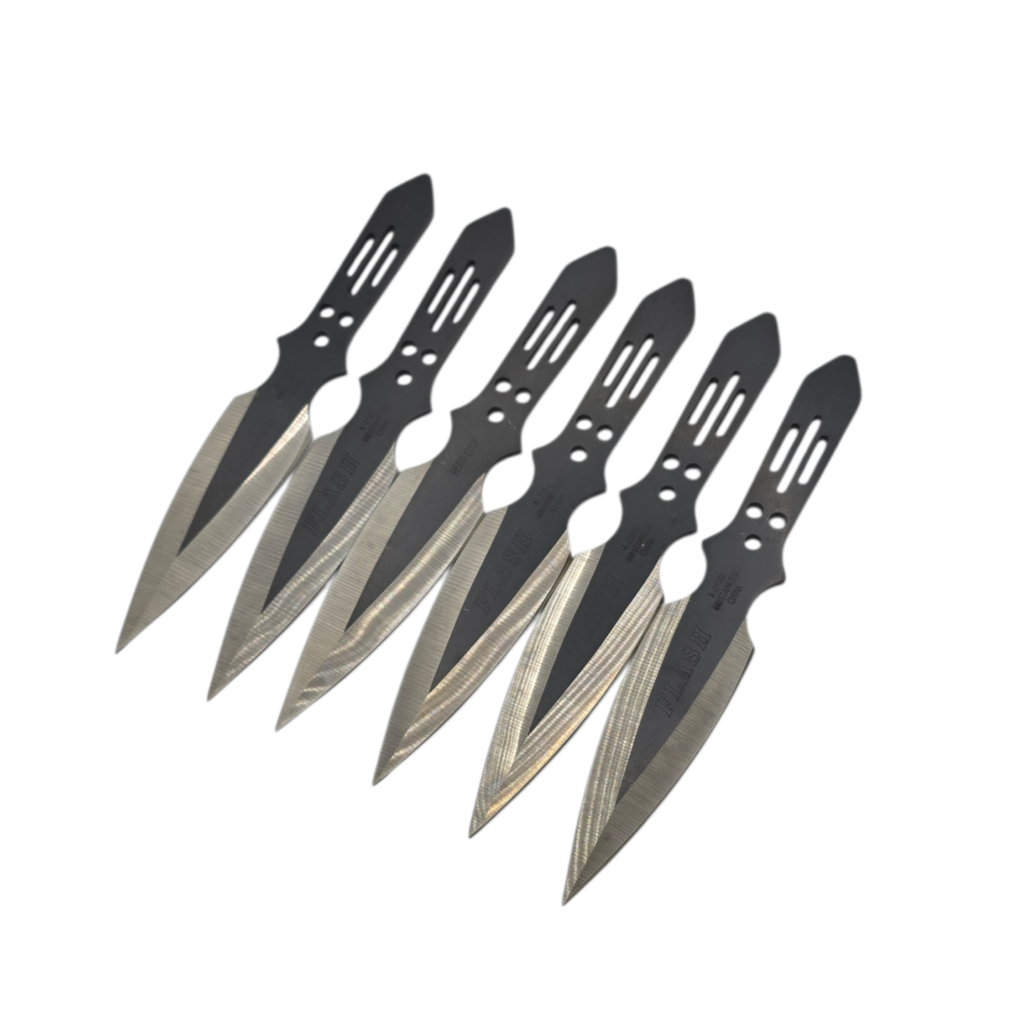 Black Flash Throwing Knives Set (6pcs)