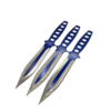 AEROBLADES 9" Two Tone Blue Throwing Knives (3)