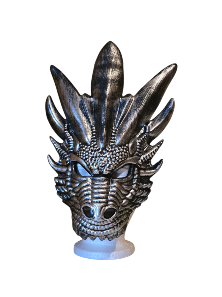 Silver Dragon Cosplay Mask