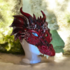 Red Fiery Dragon Cosplay Mask