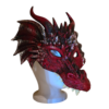 Red Fiery Dragon Cosplay Mask