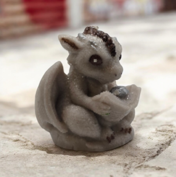 Sitting Dragon Pillar ( Soywax) Candle