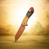 Orange Folding Pocket Knife